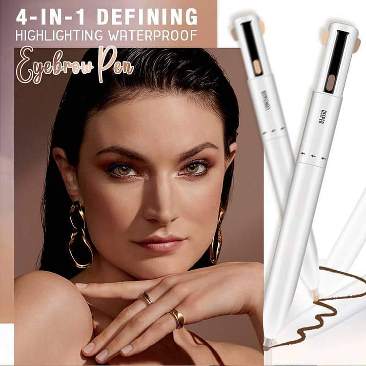 4-in-1 Defining Highlighting Waterproof Eyebrow Pen