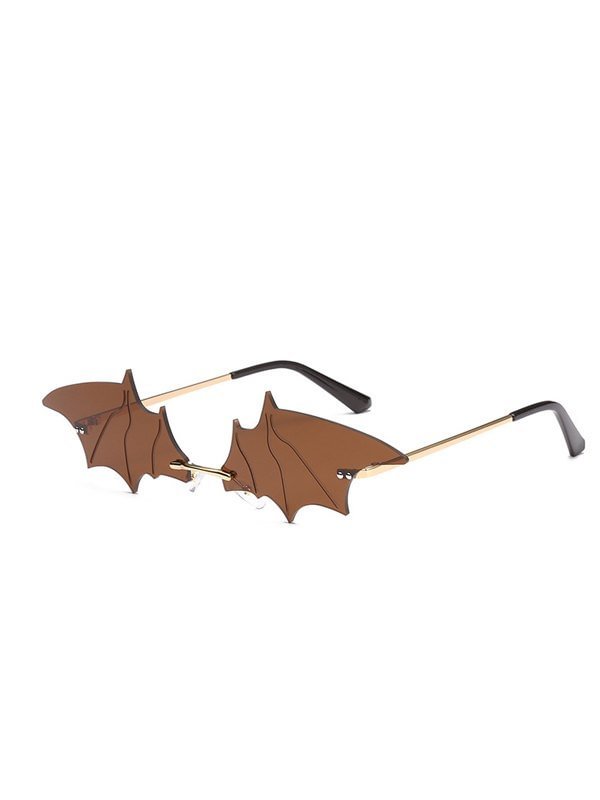 Y2K Bat Shape Sunglasses-luchamp:luchamp