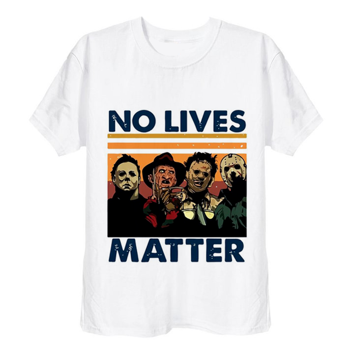 Loveyoufancy Halloween Shirt No lives matter