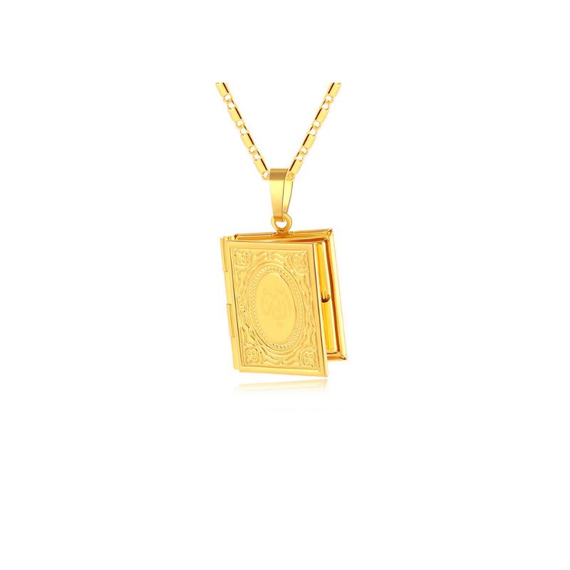 Brass Gold Plated/Silver Arabic Pendant Necklace | Oxredo Shop Ramadan Sale