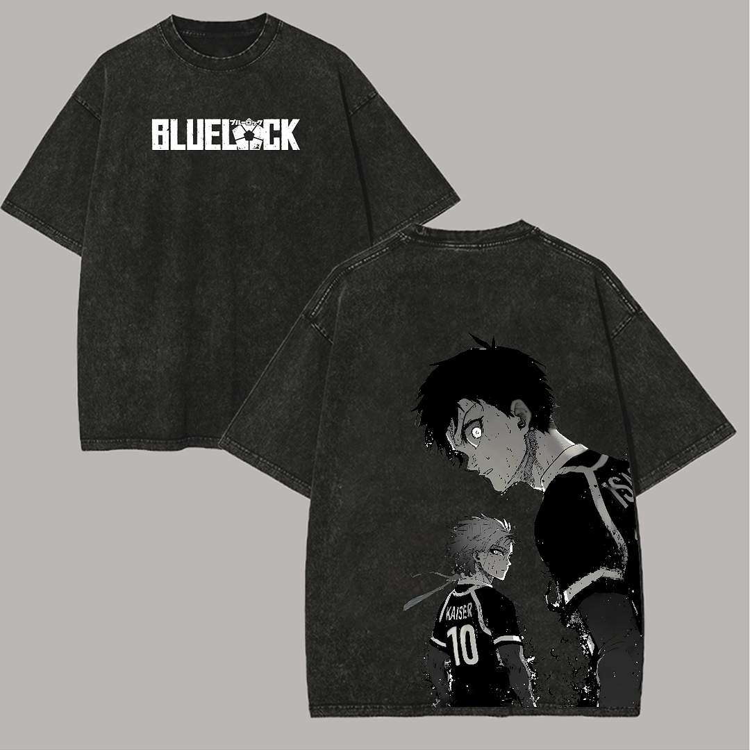 Blue Lock Printed Unisex Washed T-Shirt