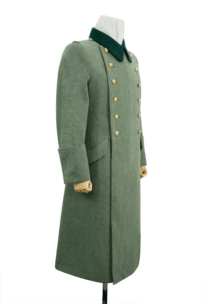   Kriegsmarine German M1936 Coastal Officer Fieldgrey Wool Greatcoat German-Uniform