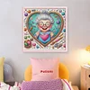 Cute Grandma Loves Sewing-11CT Stamped Cross Stitch 45*45cm/17.72*17.72in