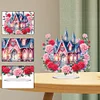 DIY Rose Castle Acrylic Special Shape Diamond Painting Desktop Ornaments