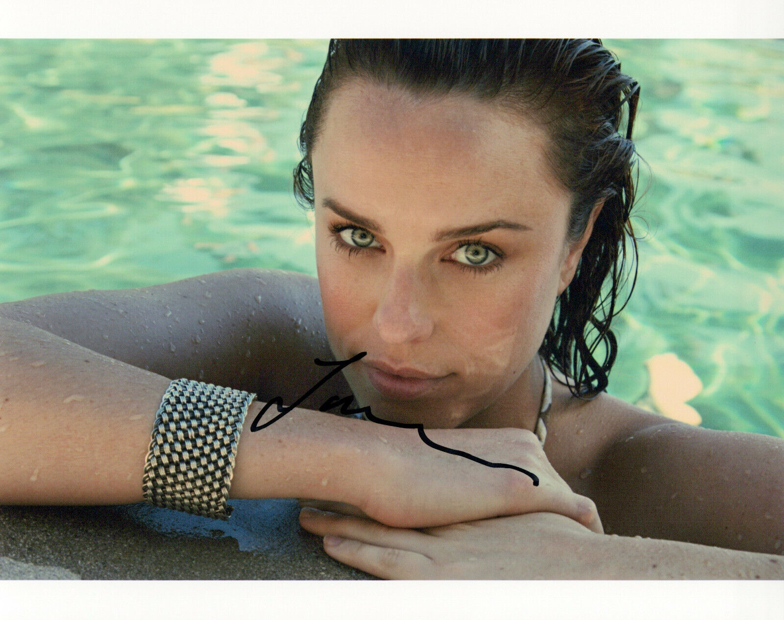 Jessica McNamee glamour shot autographed Photo Poster painting signed 8x10 #2