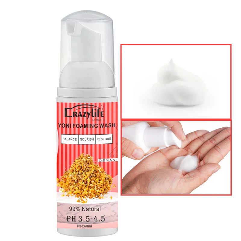 60ml Crazylife Women's Cleaning And Care Mousse