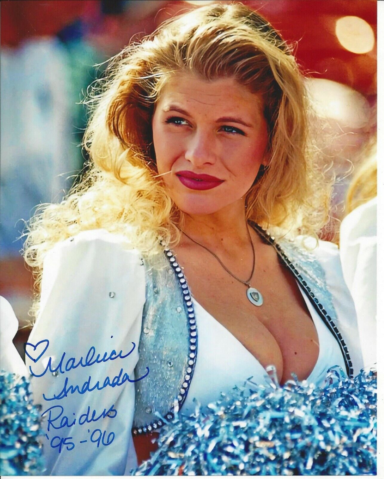 Marliece Andrada Autographed 8x10 Playboy Baywatch Raiders#1