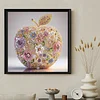 Cristal d&rsquo;Apple en forme sp&eacute;ciale 5d bricolage partiel diamants points kits d&rsquo;art pr&eacute;cieux pour adultes d&eacute;butants d&eacute;coration int&eacute;rieure peintures diam