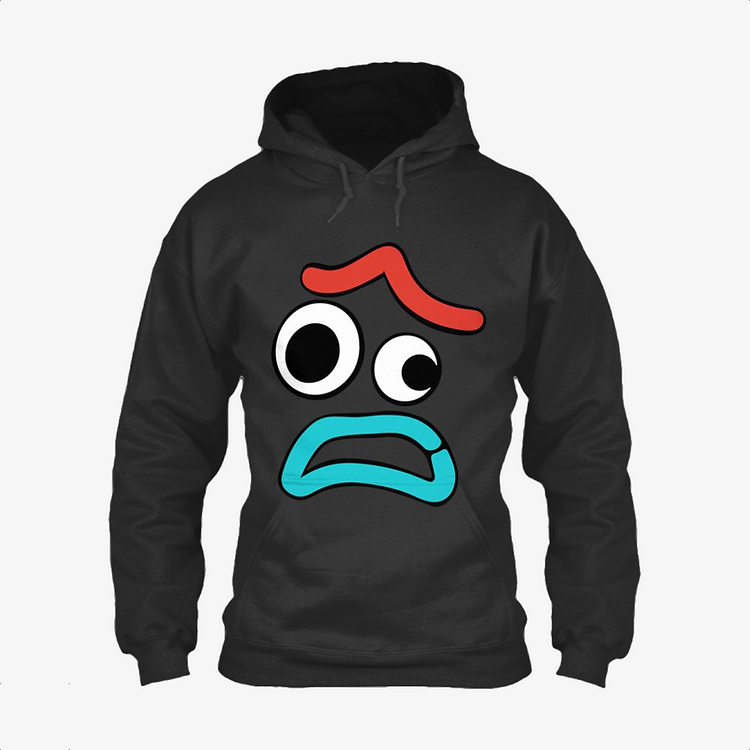 Forky Worried Face, Toy Story Classic Hoodie