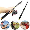 Carbon Fiber Fishing Rod Telescopic Spinning Rod Travel Rod Fishing Accessories