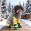 Waterproof Anti Dust Dog Pants with Detachable Shoes for Outdoor Walking Hiking
