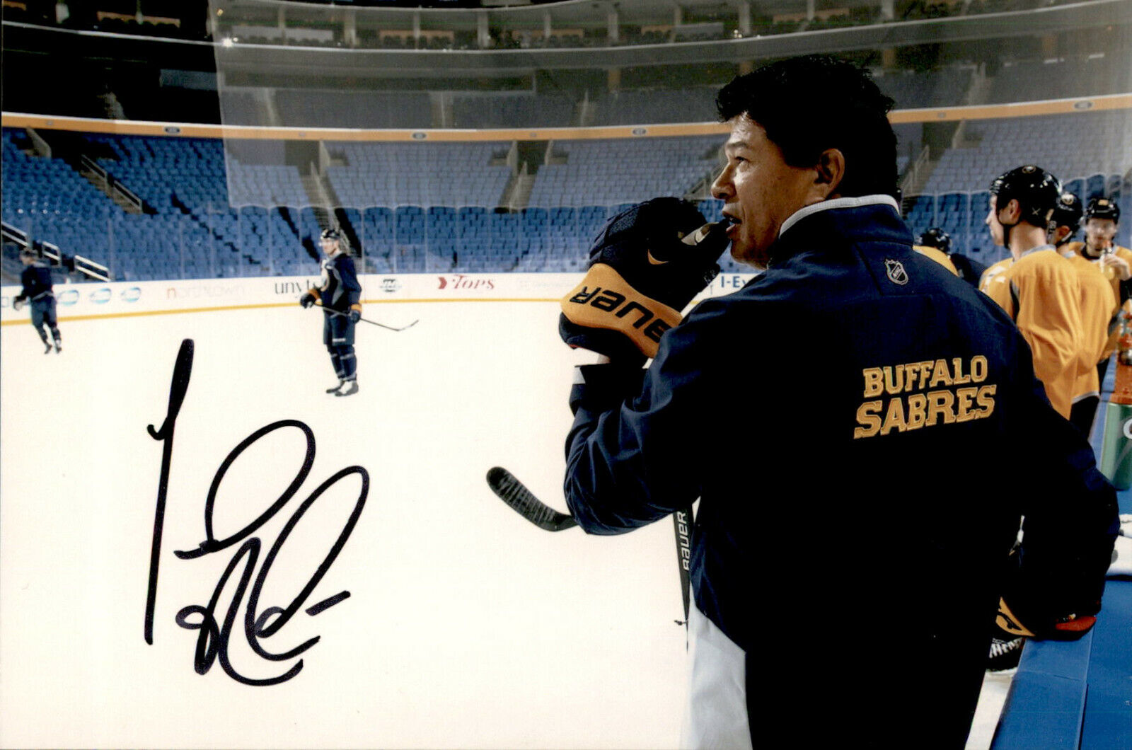 Ted Nolan SIGNED autographed 4x6 Photo Poster painting BUFFALO SABRES COACH