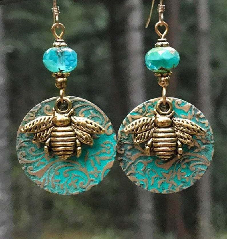 Vintage Bohemia Bees Earrings