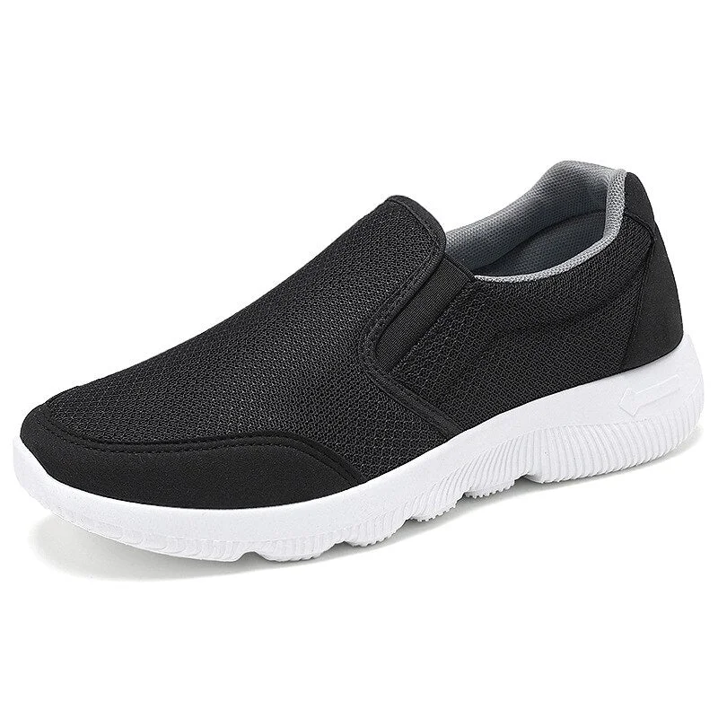 Hot Couples Old Man Cloth Shoes Soft Casual Sports Shoes for Women Fashion Low Top Mesh Breathable Walking Shoe tenis feminino