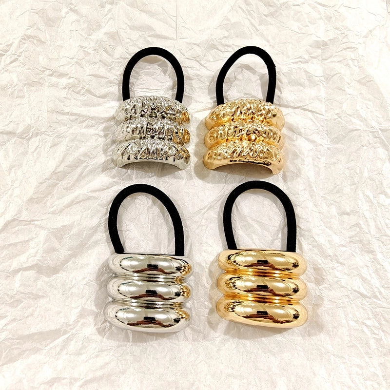 Streetwear Women’s Geometric Alloy Plating Hair Tie