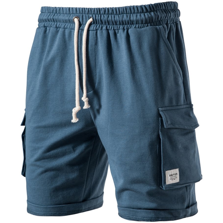 Men's Casual Cotton Sports Shorts、、URBENIE