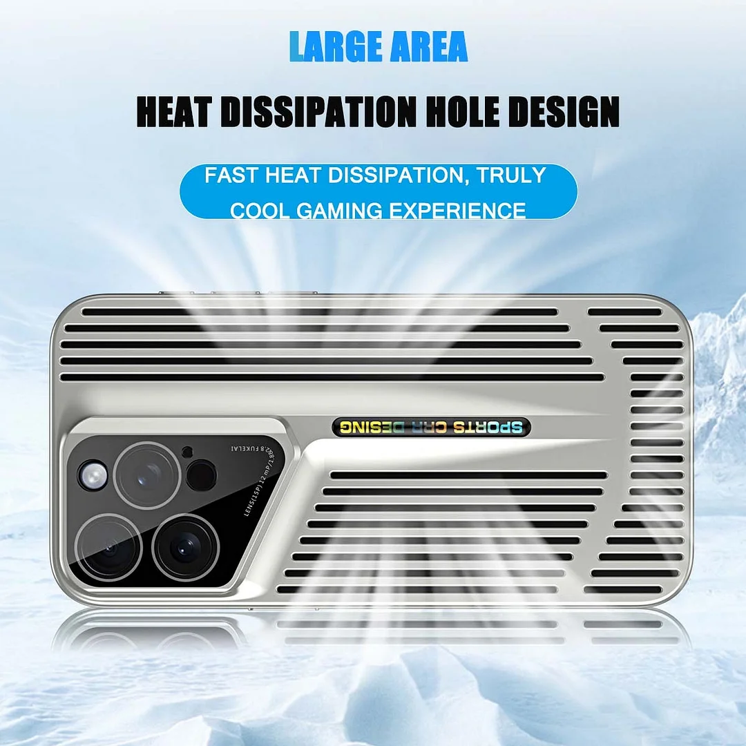 IPHONE14/15 series hollow heat dissipation breathable mobile phone case