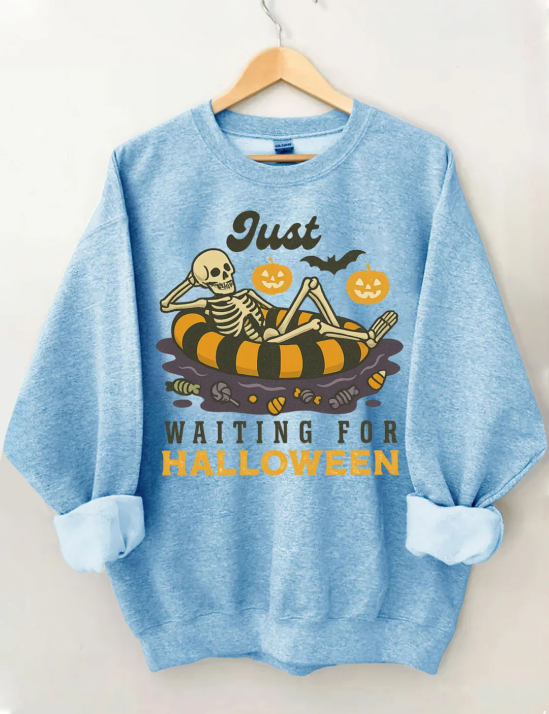 Just Waiting For Halloween Sweatshirt