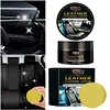 100g Leather Cleaning Cream Car Leather Restorer Cream for Leather Sofa Chair