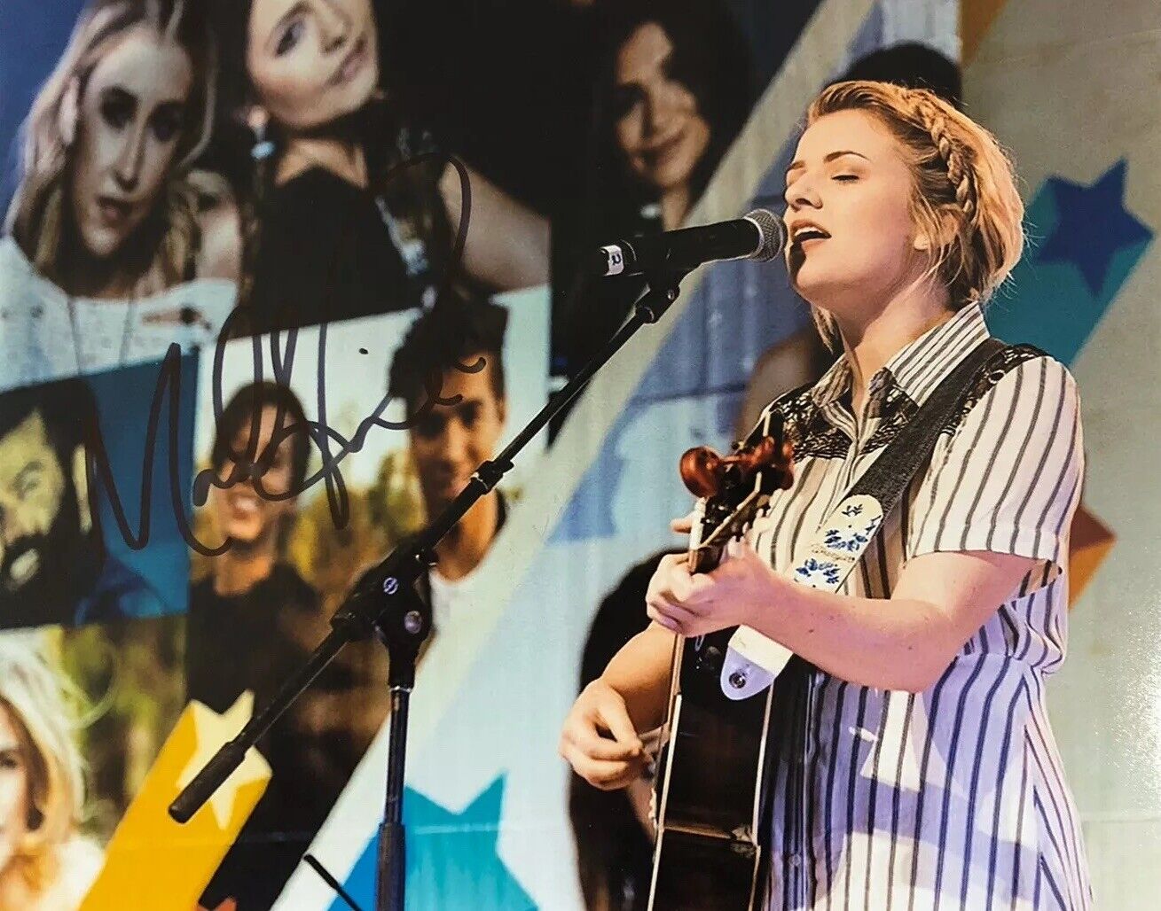 MADDIE POPPE SIGNED 8x10 Photo Poster painting SINGER AUTOGRAPHED AMERICAN IDOL WINNER RARE