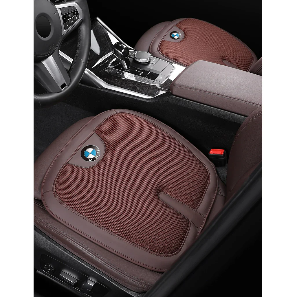 ✨Spring Sale✨Summer Comfortable Leather Ice Silk Mosaic Car Seat Cushion