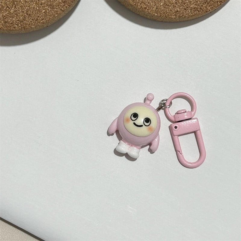 Colorful Keychain Egg Party Pendant Cyber Celebrity Cartoon Hanging Ornaments Strange Cute Egg Matching Girls’ Accessories