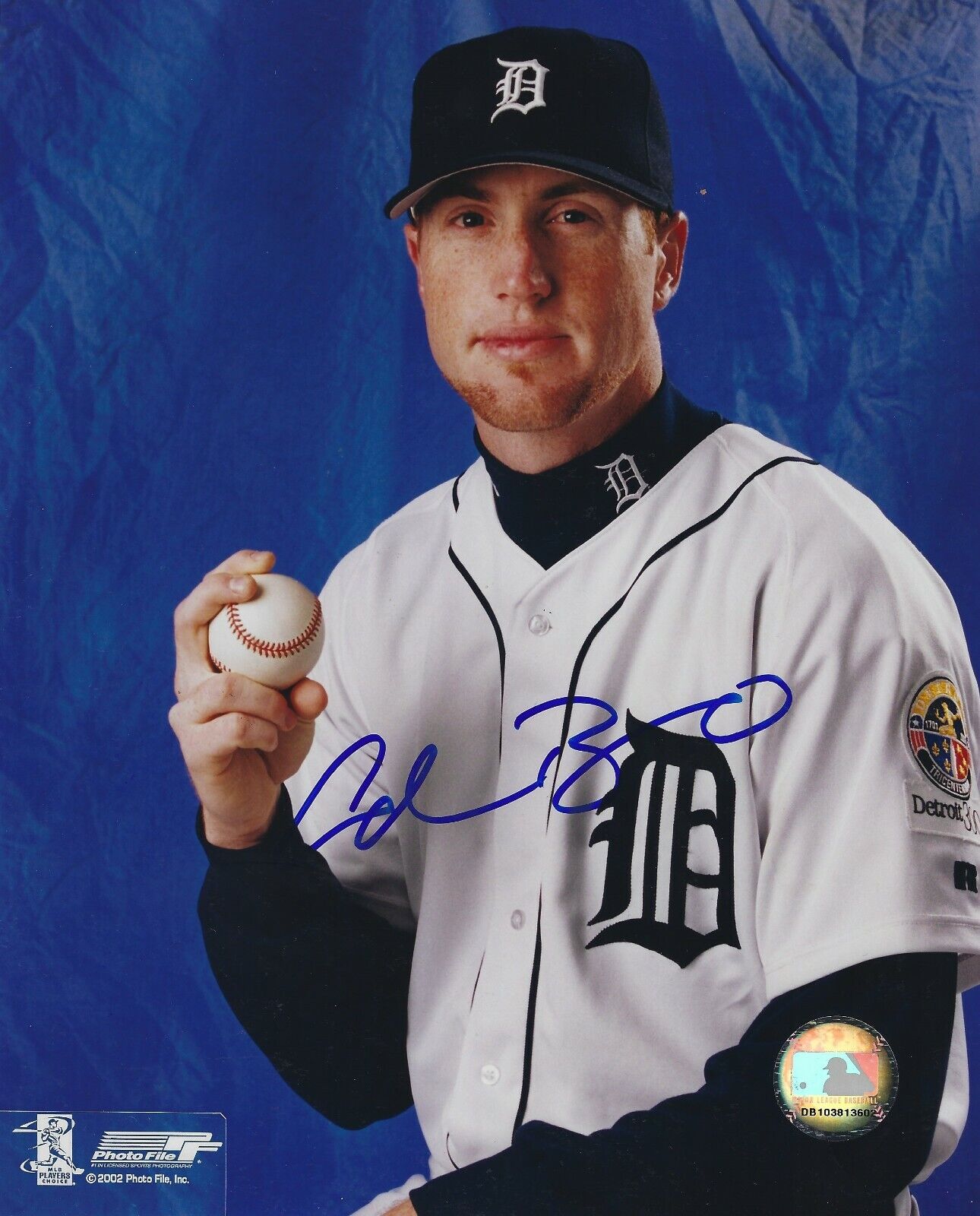 AUTOGRAPHED 8x10 ADAM BENARO Detroit Tigers Photo Poster painting W/COA