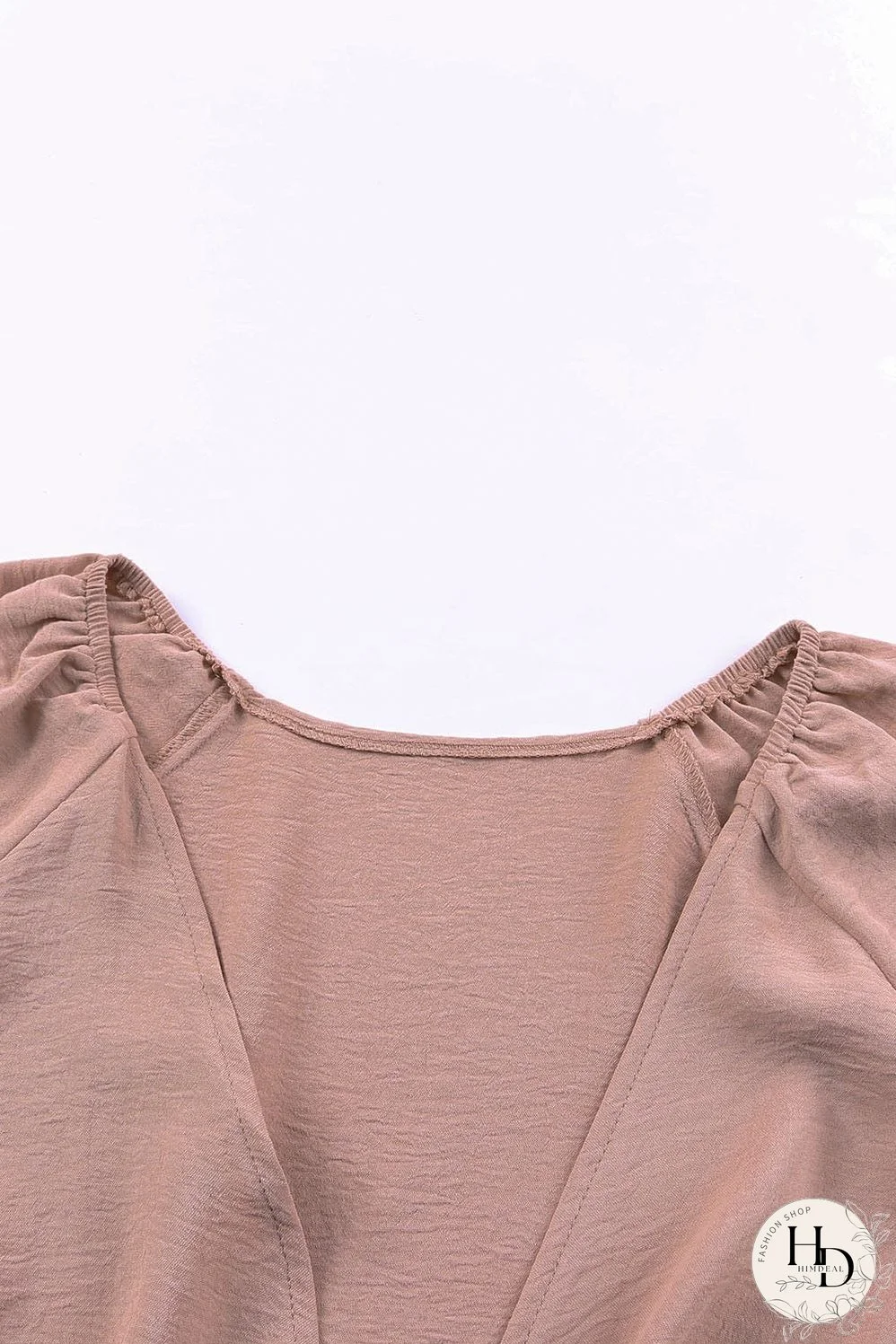 Round Neck Belted Long Sleeve Dress