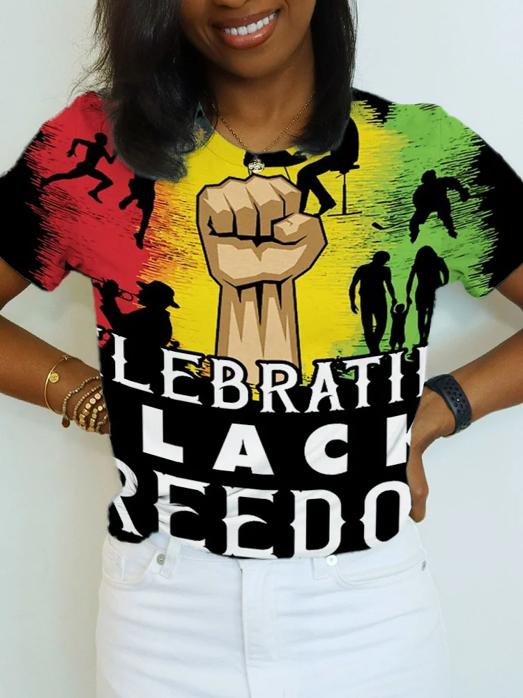 Juneteenth Black Freedom Inspired T Shirt