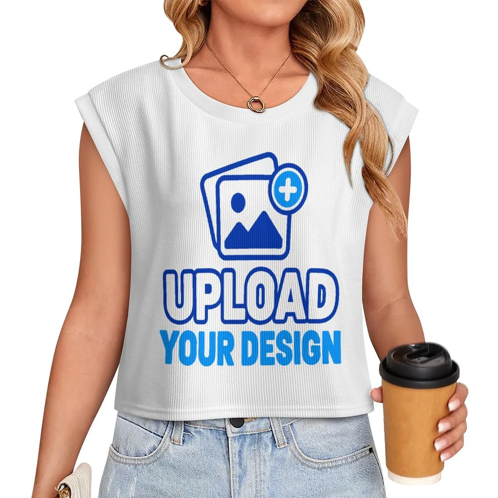 Cap-Sleeve Sweater Vest &ndash; personalized print product image 8