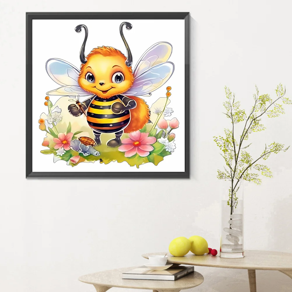 Full Round Diamond Painting 30*30cm - Bee