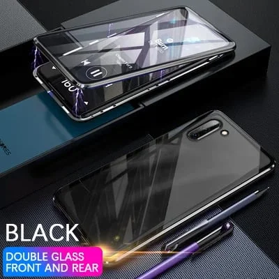 🔥Hot Sale 🔥 High Definition Magnetic Tempered Glass Double-sided Phone Case For Samsung