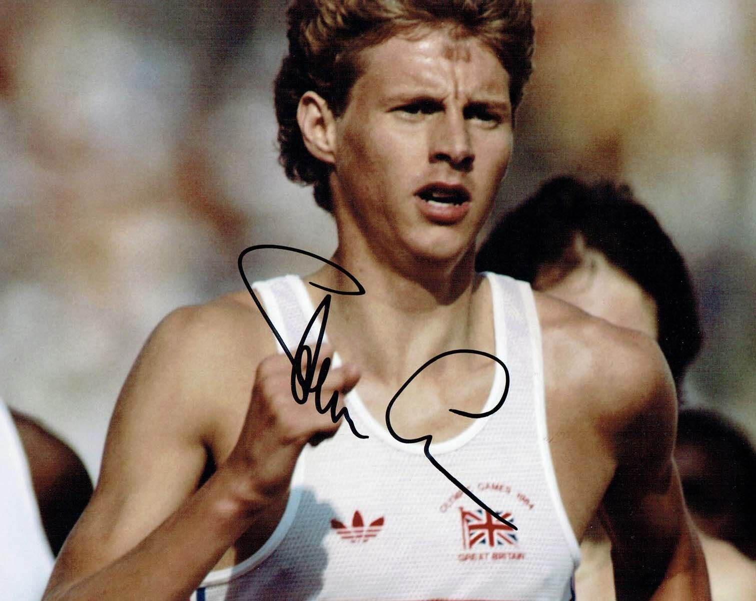 Steve CRAM Signed Autograph Olympic Games 10x8 Athletics Photo Poster painting F COA AFTAL