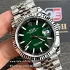 Rolex Datejust 41mm/36mm M126334 on Jubilee with Green Ombr&eacute; Dial and Fluted Bezel Super clone