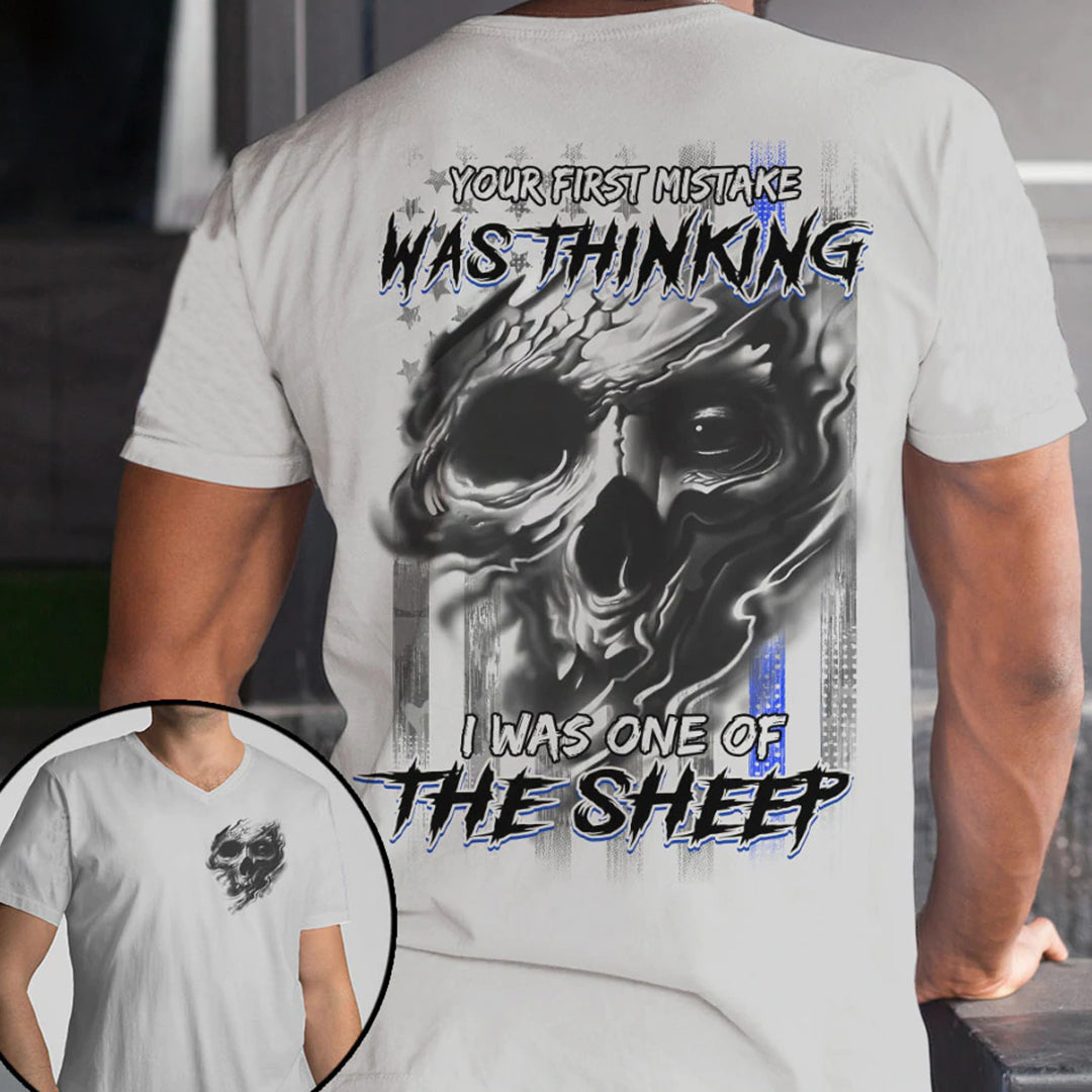 Your First Mistake Art Skull All Over Print  Men's Short Sleeve T-Shirt