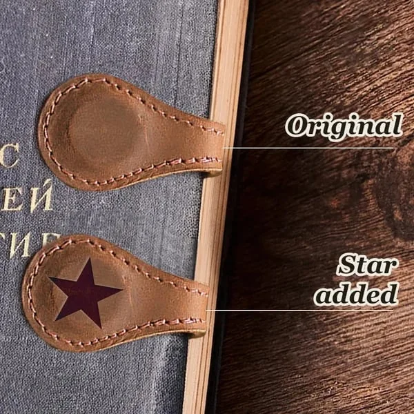 TimelessMark - LAST DAY SALE 75% OFF - Personalized Magnetic Leather Bookmark
