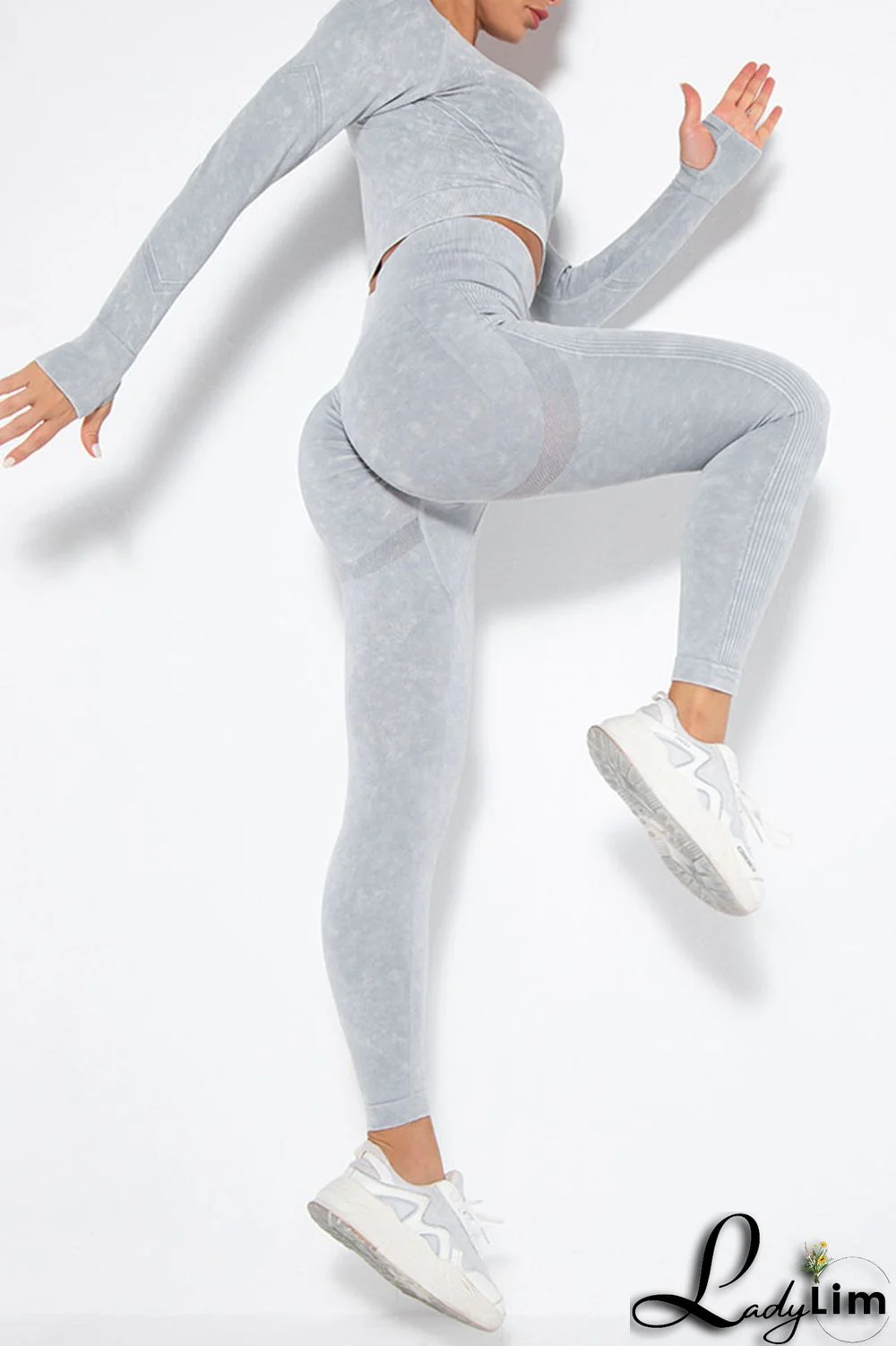 Purple Casual Sportswear Print Split Joint O Neck Long Sleeve Two Pieces