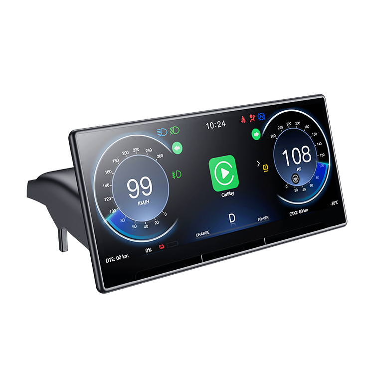 Model 3/Y - 6,86-inch Android display dashboard with front viewing camera -  Tesland