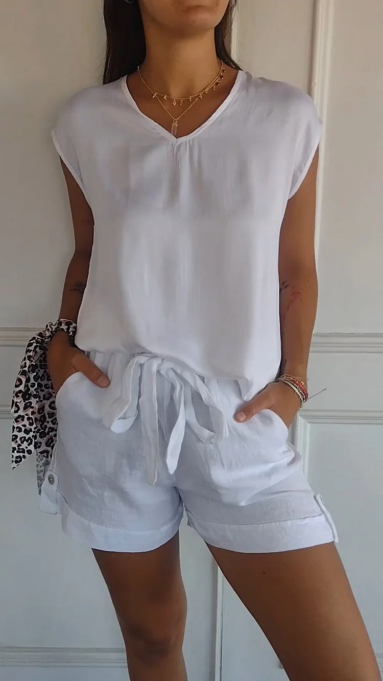 Casual Button-back Top