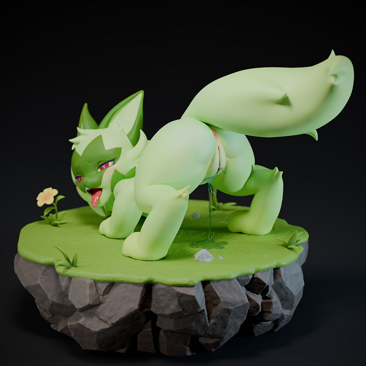 Spirit Demon Studio - Pokemon Sprigatito Statue(GK)-