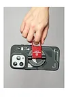 Original fashion rotating magnetic holder, unique metal design emergency handle magnetic phone holder