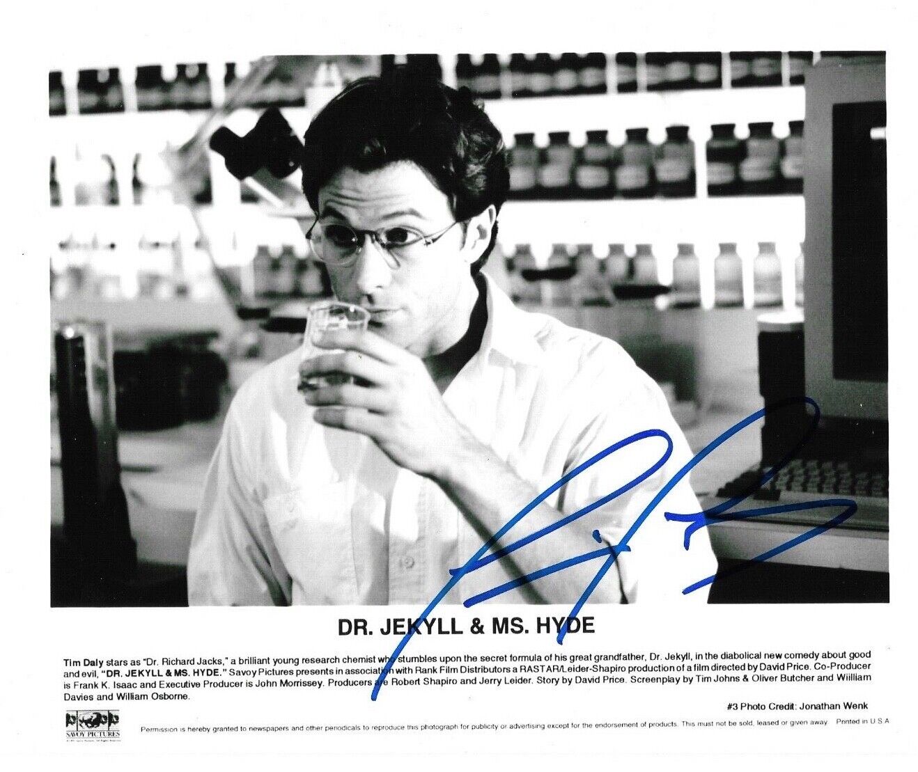 * TIM DALY * signed autographed 8x10 Photo Poster painting * DR. JEKYLL & MS. HYDE * 2