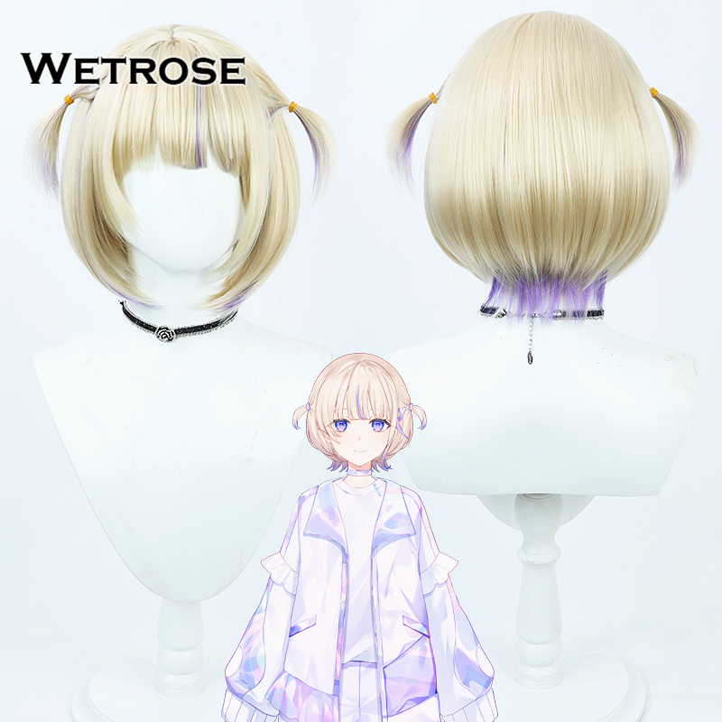 [Wetrose] In Stock Todoroki Hajime Hololive ReGLOSS Vtuber 轰一轟はじめ 番長 Cosplay Wig