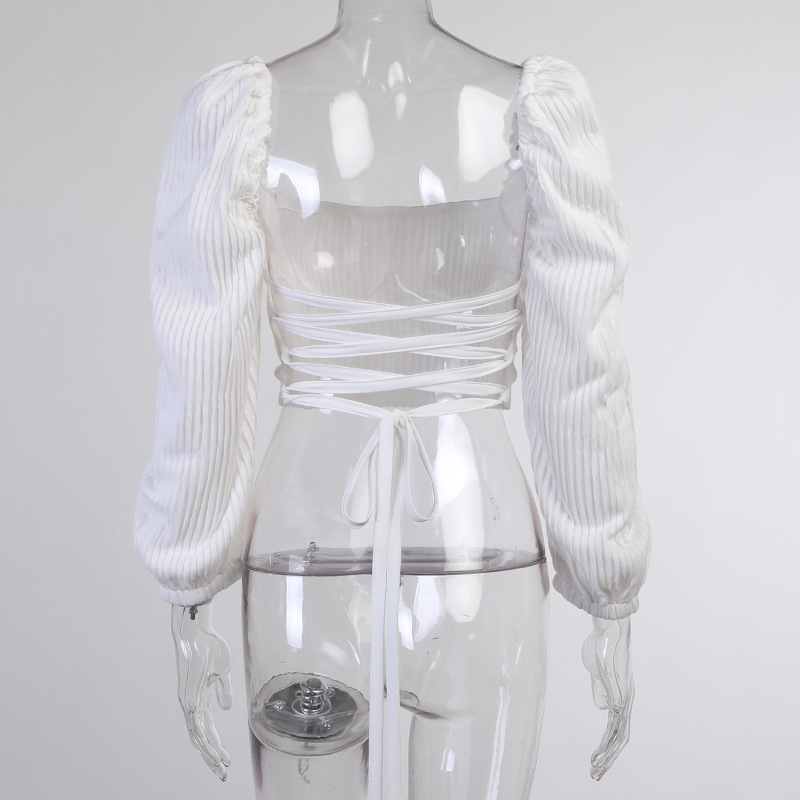 Ootddress White Vintage Ribbed Knit Tank Tops For Women Sexy Backless Bandage Summer Puff Sleeve Canale Cropped Top Streetwear 2025 19 Ootddress White Vintage Ribbed Knit Tank Tops For Women Sexy Backless Bandage Summer Puff Sleeve Canale Cropped Top Streetwear 2025