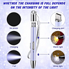 1 Set DIY Diamond Painting Tool Pen Luminous Charging Point Drill Bit Pen with 7 Pen Head
