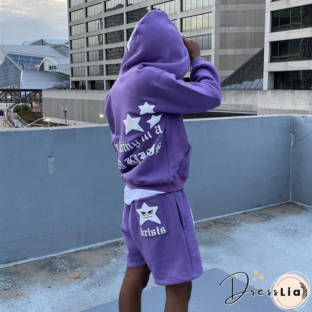 Fashion Men Sweatshirt Y2k Aesthetic Fairy Grunge Long Sleeve Hooded Tops Mens Hoodies Zipper Clothes Streetwear