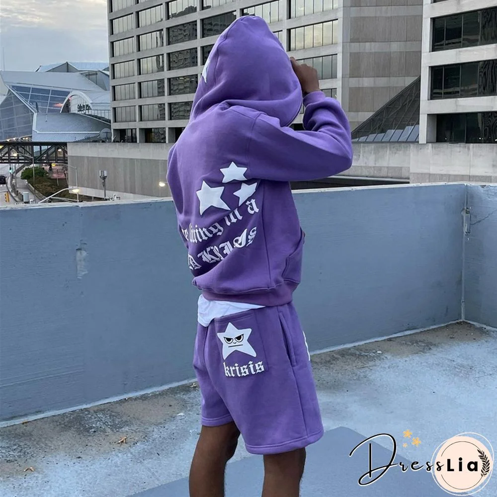 Fashion Men Sweatshirt Y2k Aesthetic Fairy Grunge Long Sleeve Hooded Tops Mens Hoodies Zipper Clothes Streetwear