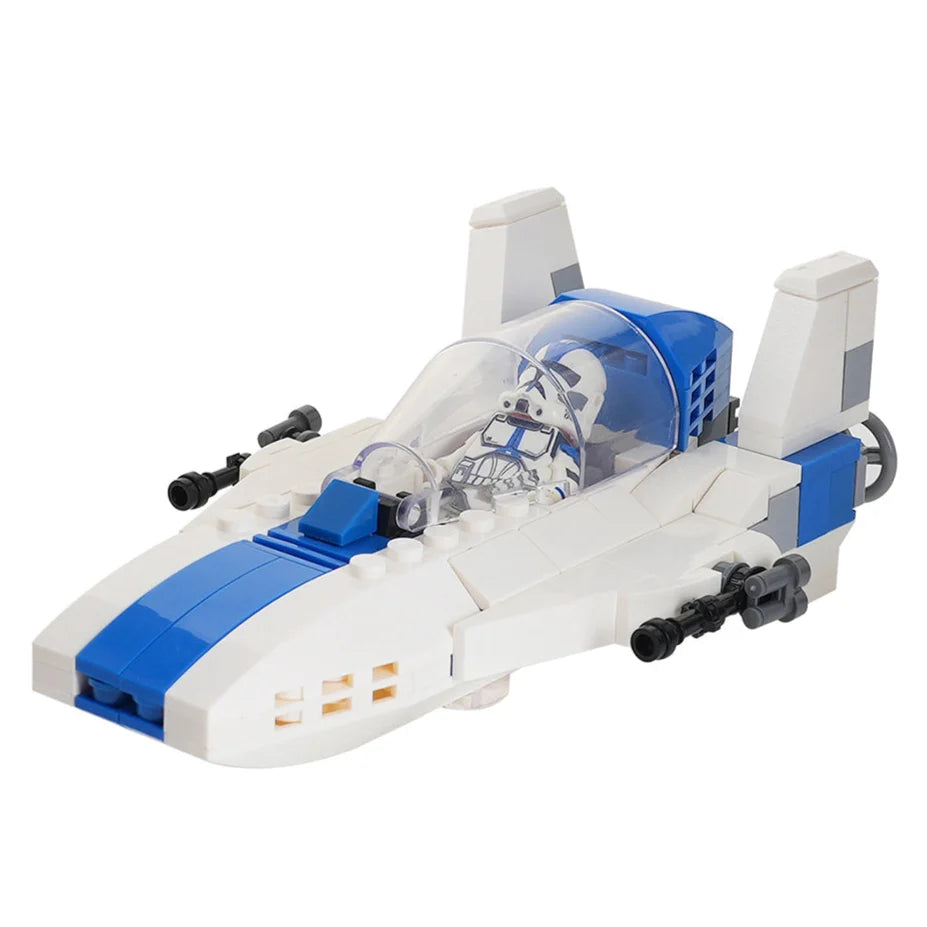 A-Wing Starfighter Custom Star Wars MOC LBS monstertoys