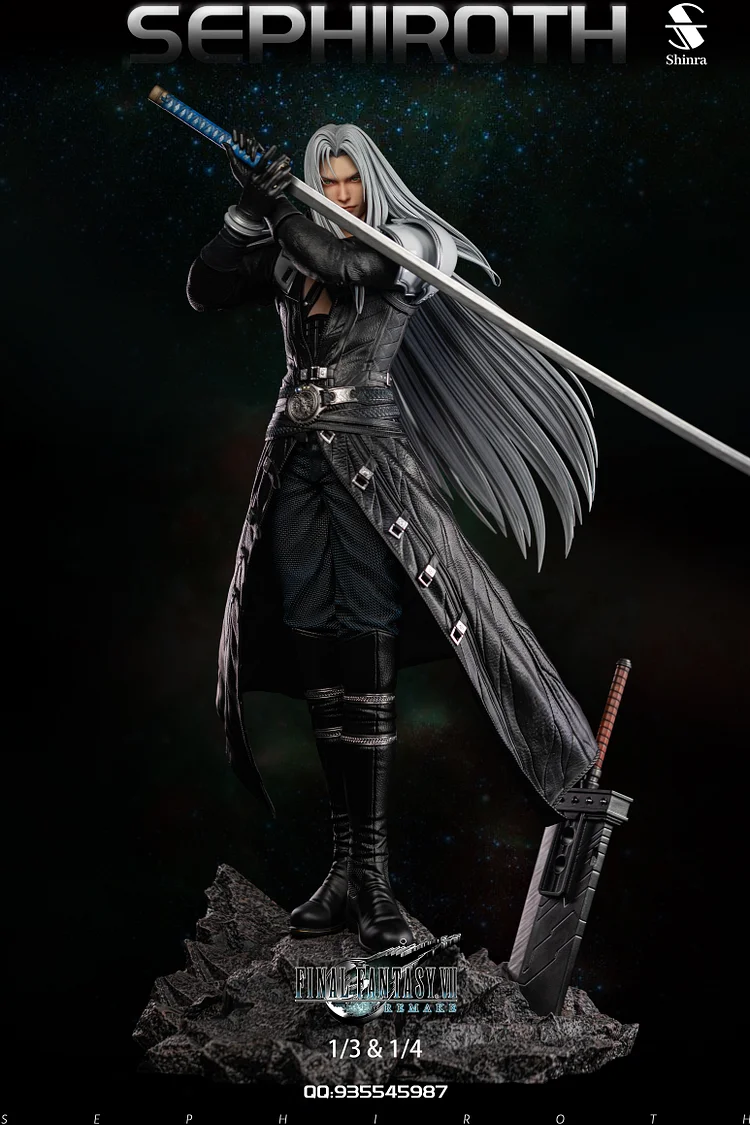 Shinra Studio - Final Fantasy 7 Sephiroth 1/3 & 1/4 Statue(GK)