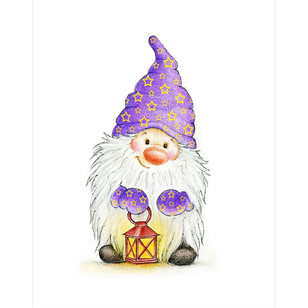 

Gnome - 11CT Stamped Cross Stitch - 36*46CM, 501 Original